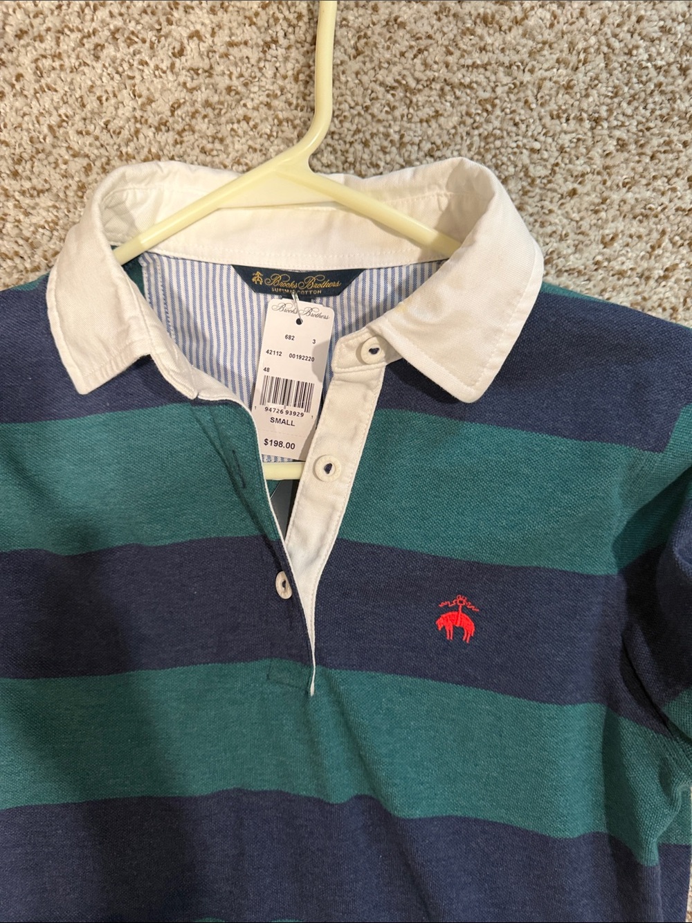 Brooks Brothers Cotton Pique Rugby Stripe Dress - Picture 5 of 9